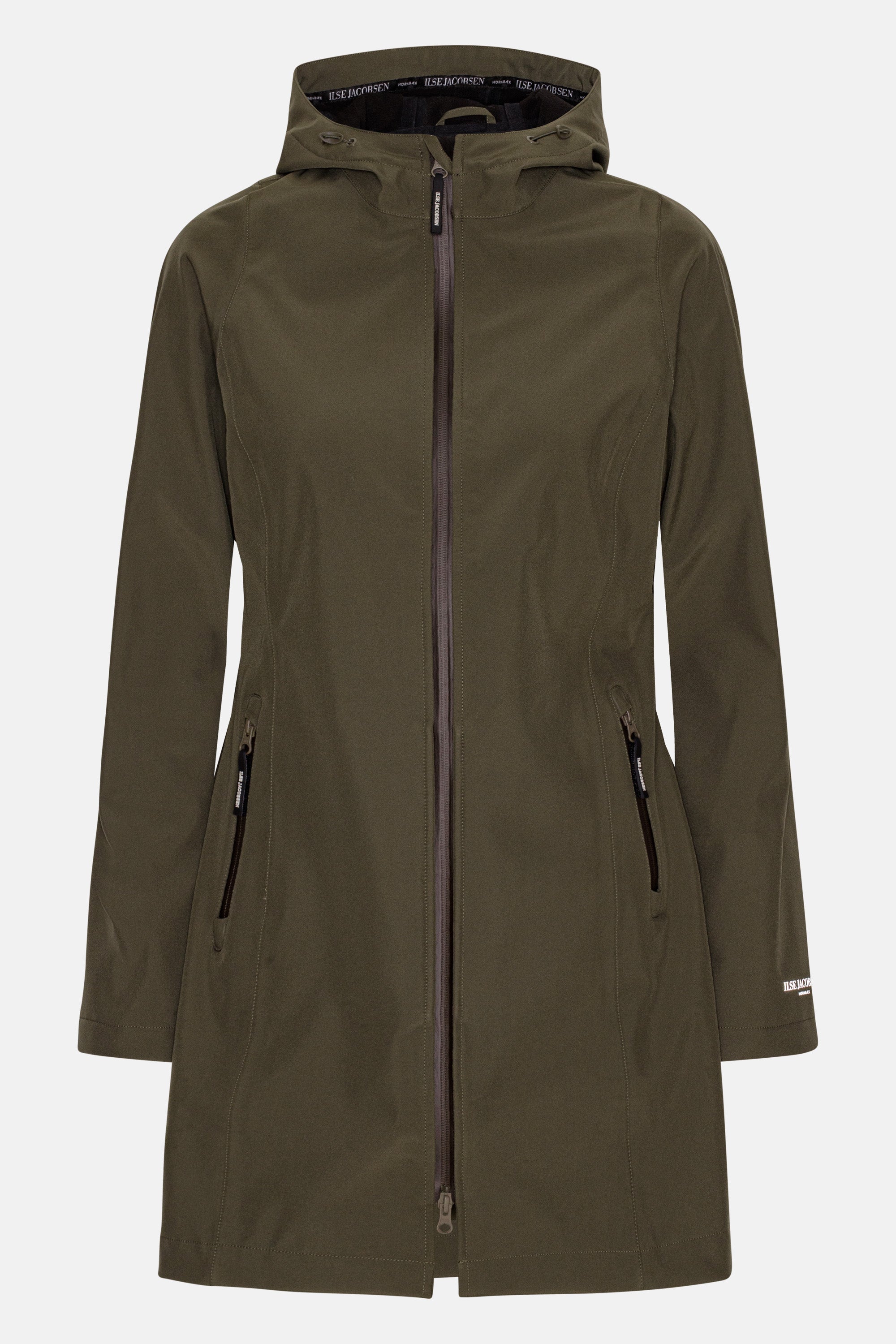 Ilse Jacobsen Hornbæk Rain Regenmantel Raincoat 410 Army